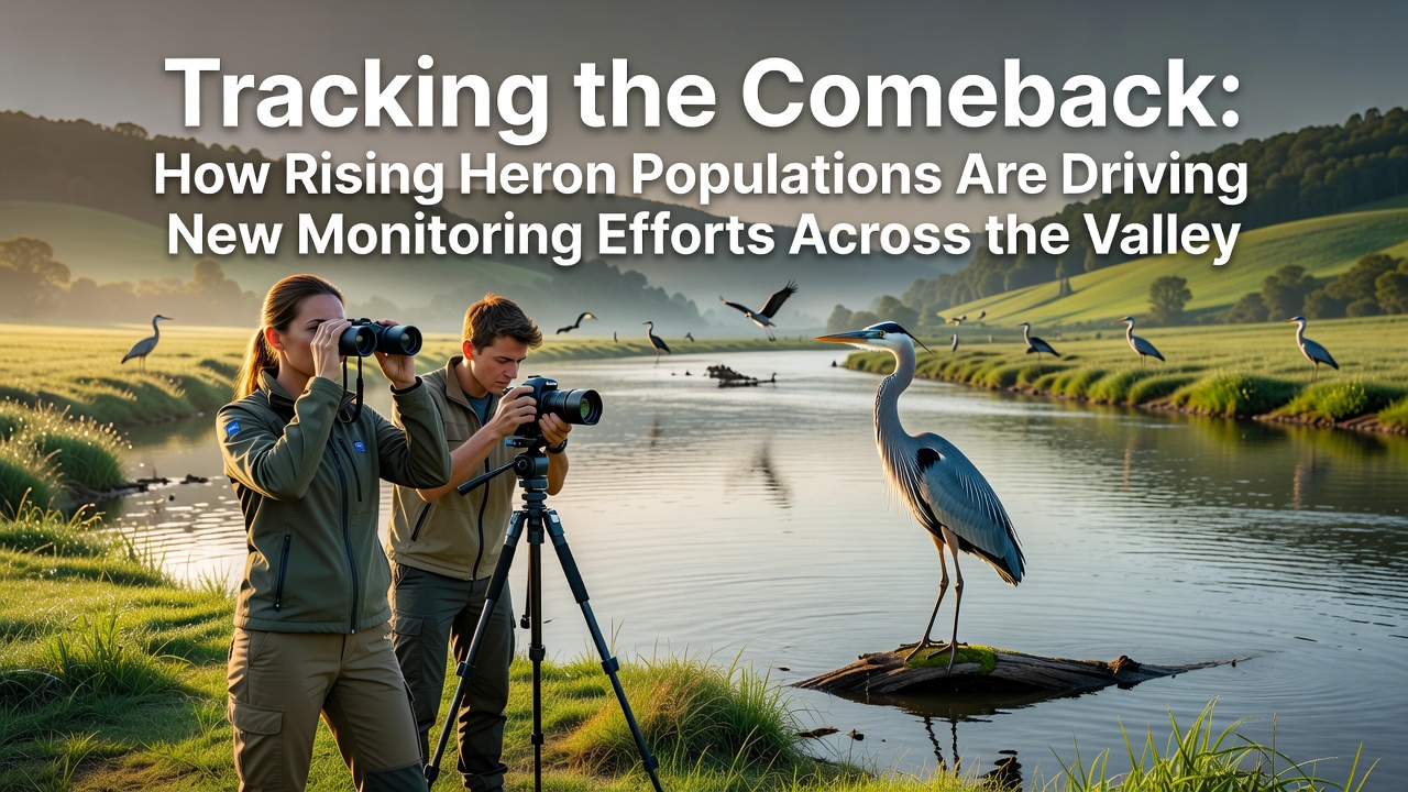Tracking the Comeback: How Rising Heron Populations Are Driving New Monitoring Efforts Across the Valley